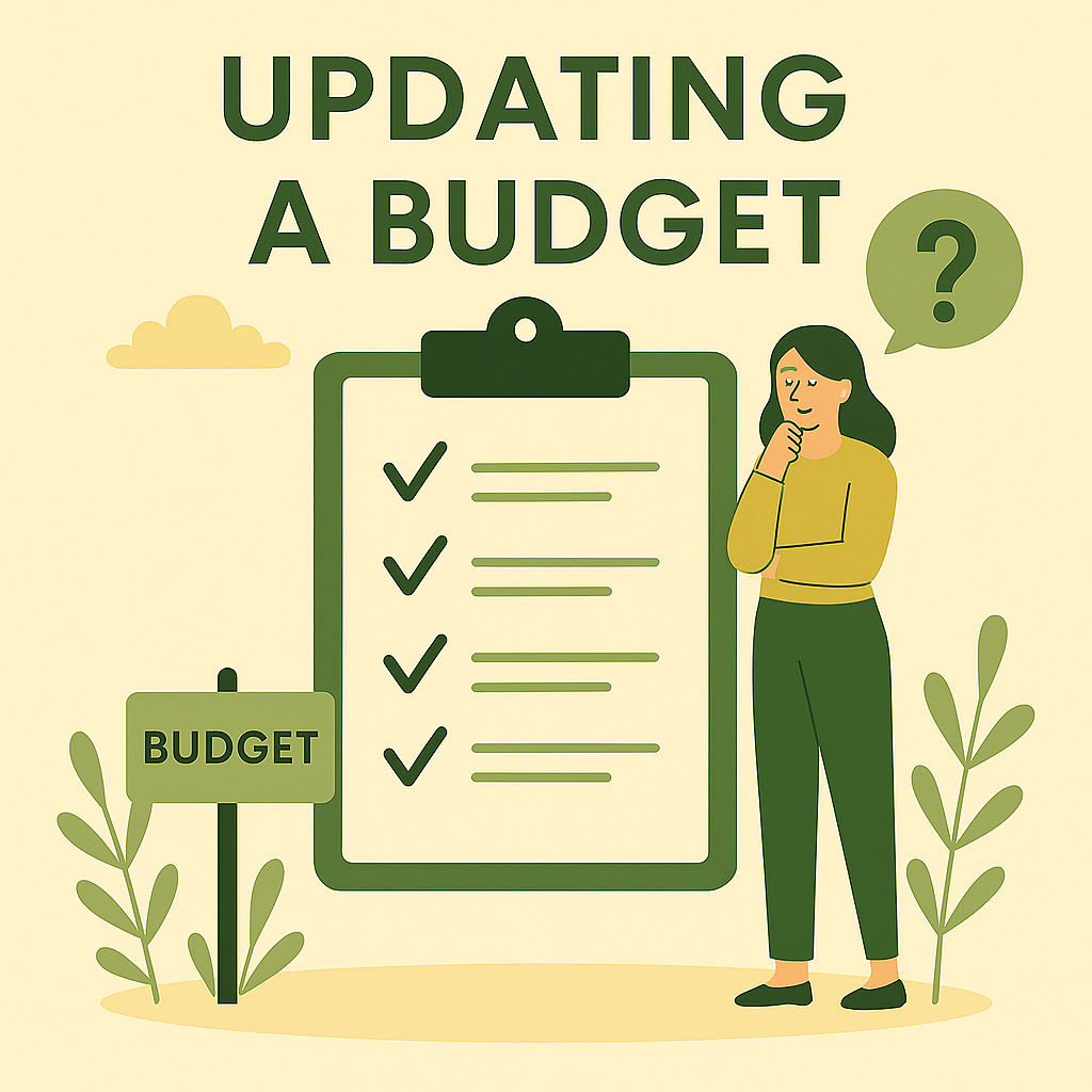 Updating a Budget
